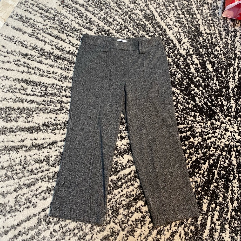 Grey tweed Culotte pants - Picture 3 of 6